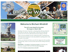 Tablet Screenshot of birchamwindmill.co.uk